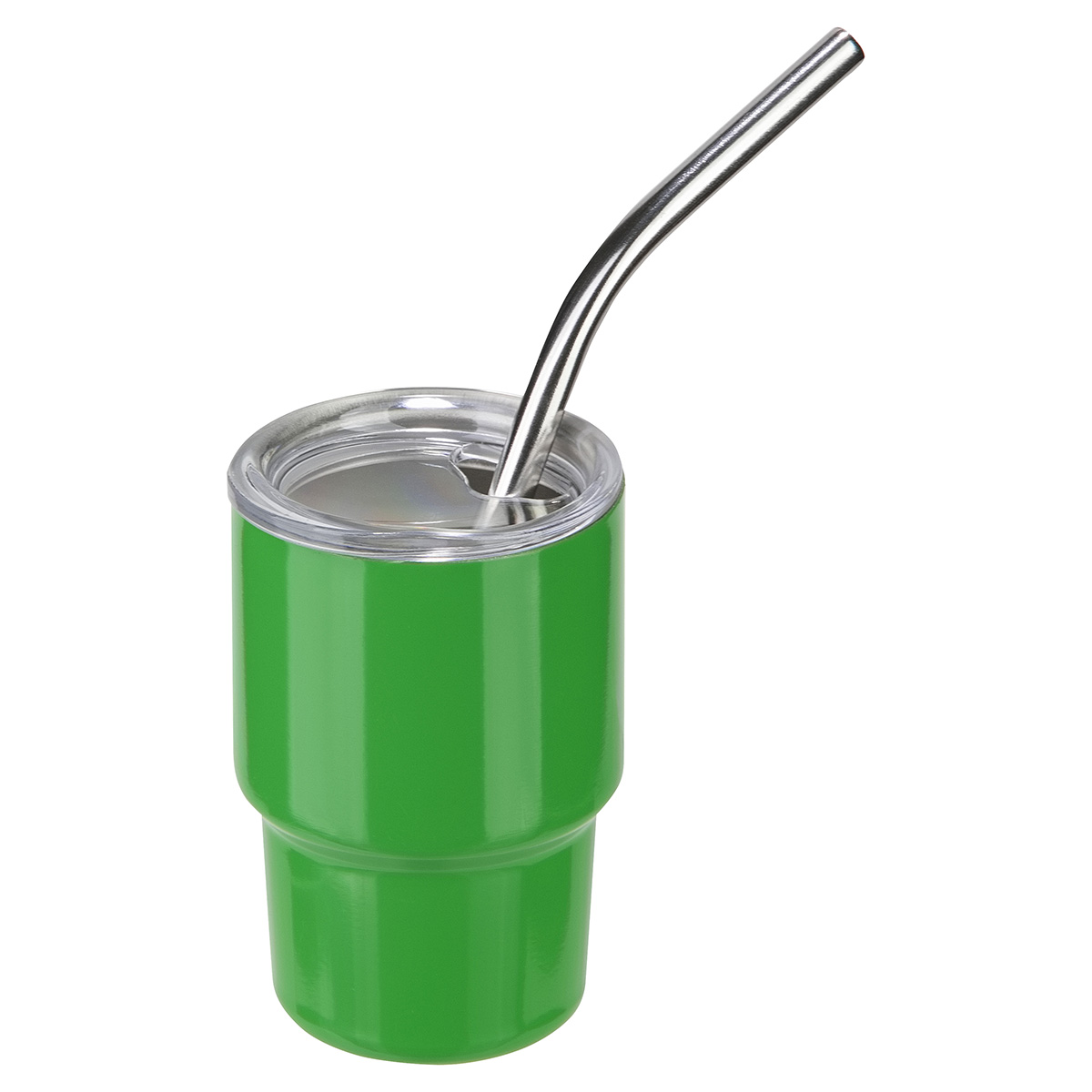Mini Belmont 3 oz Double-Wall Stainless Steel Tumbler with Straw 1