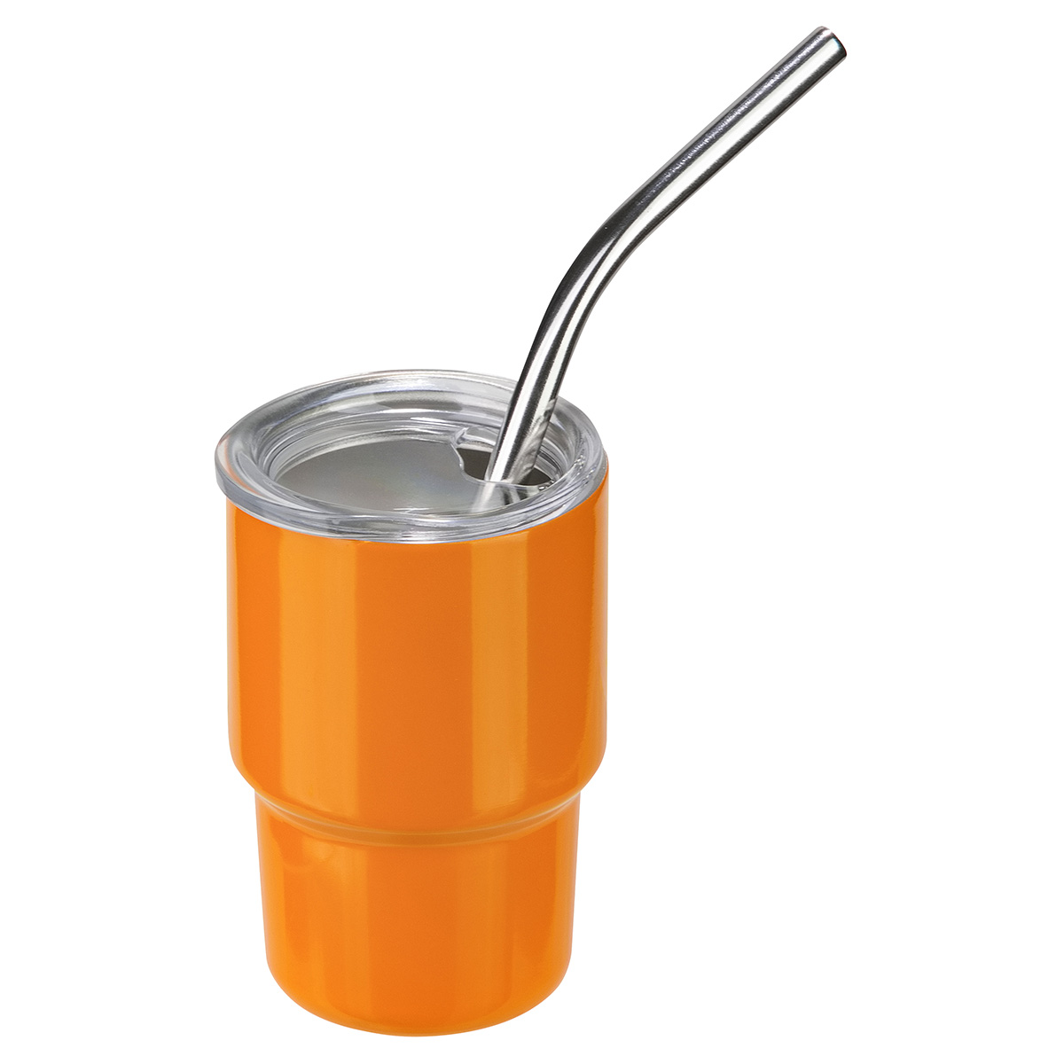 Mini Belmont 3 oz Double-Wall Stainless Steel Tumbler with Straw 1