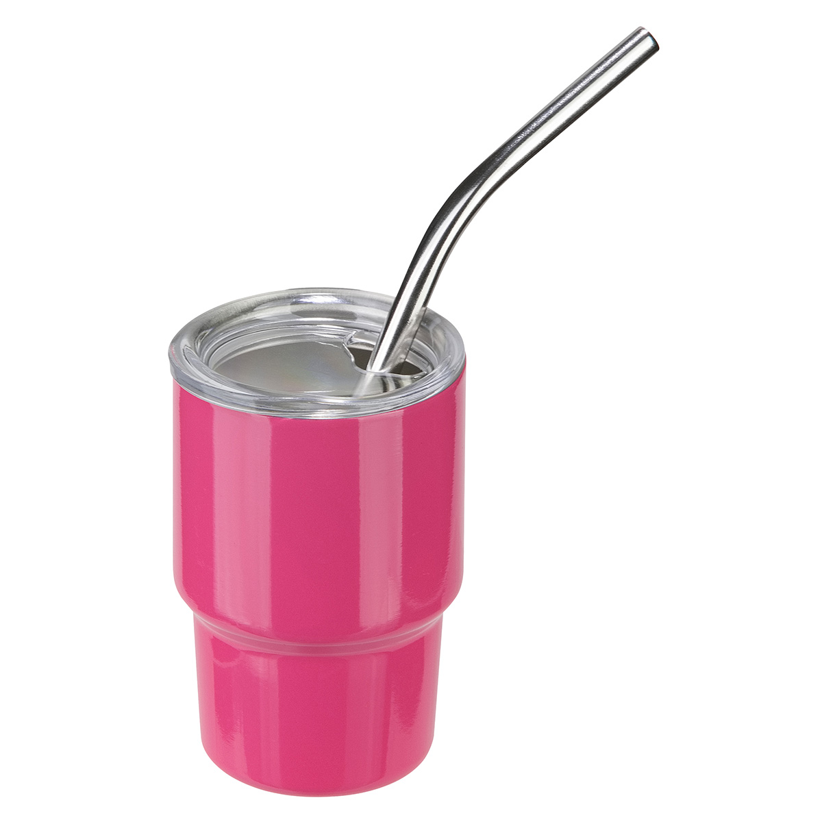 Mini Belmont 3 oz Double-Wall Stainless Steel Tumbler with Straw 1