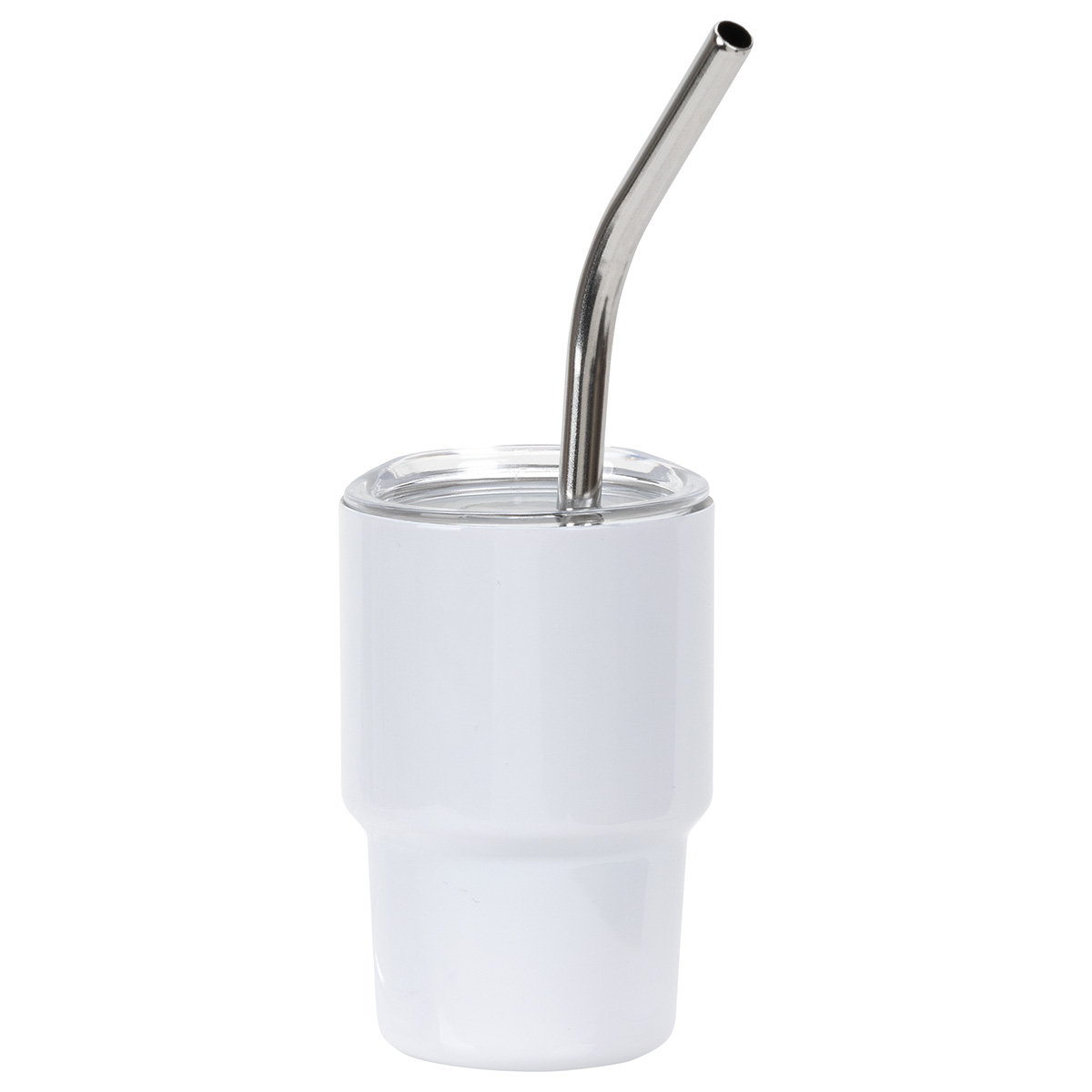 Mini Belmont 3 oz Double-Wall Stainless Steel Tumbler with Straw 1