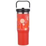 Oreno 30 oz Stainless Steel/Polypropylene Travel Tumbler - Red Oreno 30 oz Stainless Steel/Polypropylene Travel Tumbler - Red