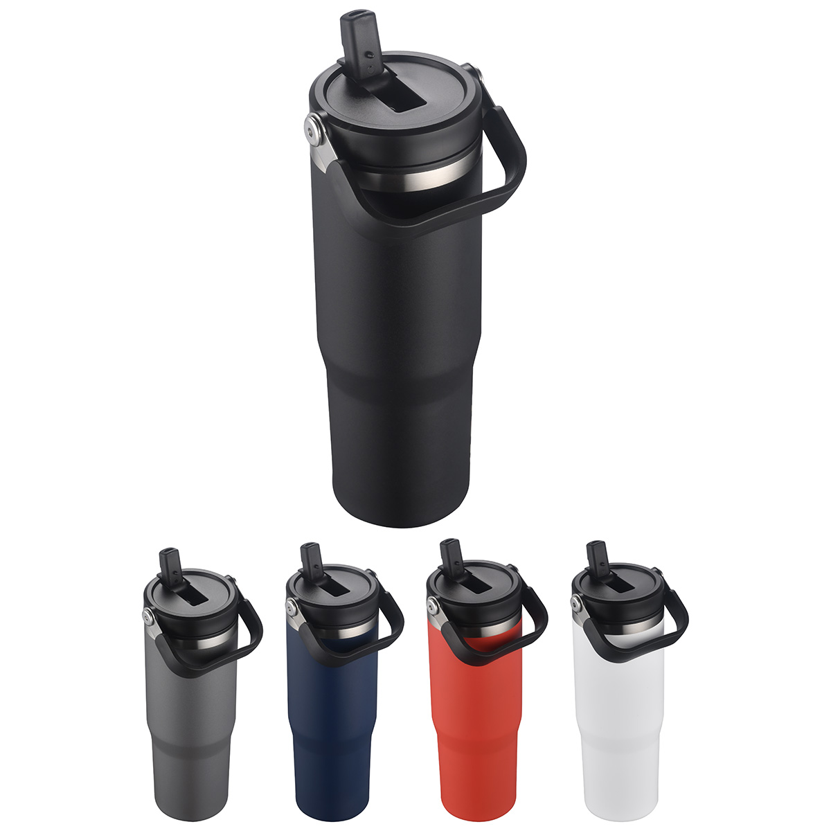 Oreno 30 oz Stainless Steel/Polypropylene Travel Tumbler 1