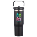 Oreno 30 oz Stainless Steel/Polypropylene Travel Tumbler - Black Oreno 30 oz Stainless Steel/Polypropylene Travel Tumbler - Black