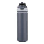 Dunes 24 oz 2-in-1 Vacuum Insulated Stainless Steel Bottle - Gray Dunes 24 oz 2-in-1 Vacuum Insulated Stainless Steel Bottle - Gray