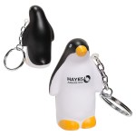 Penguin Stress Reliever Key Chain - Black/White Penguin Stress Reliever Key Chain - Black/White