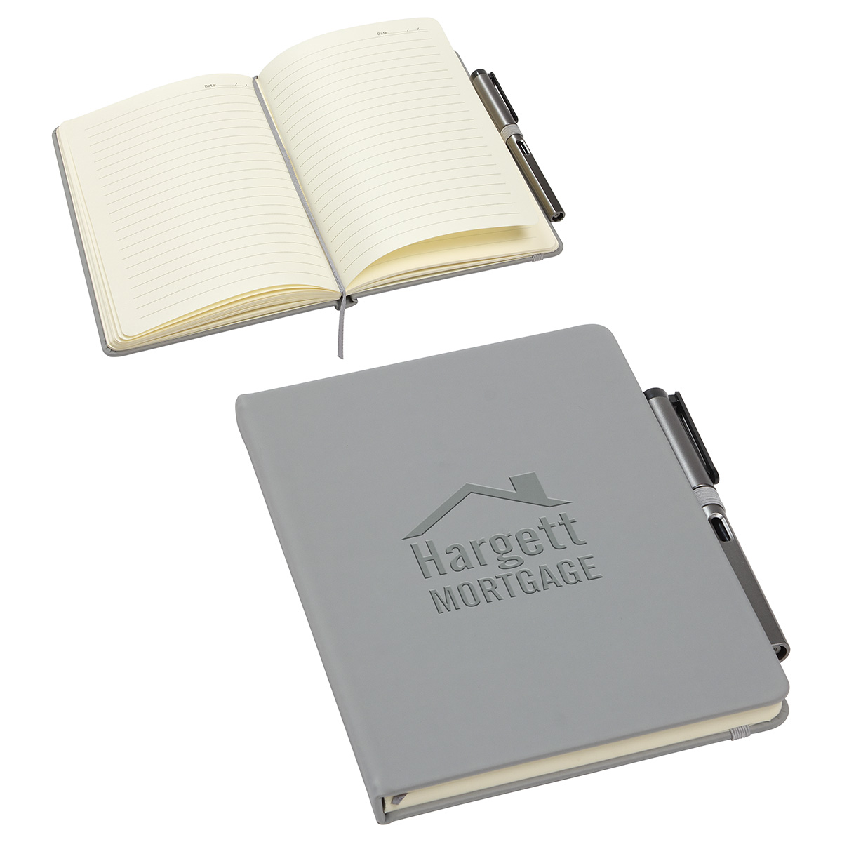 Quorum Soft Touch Journal with Matching Color Gel Pen 1