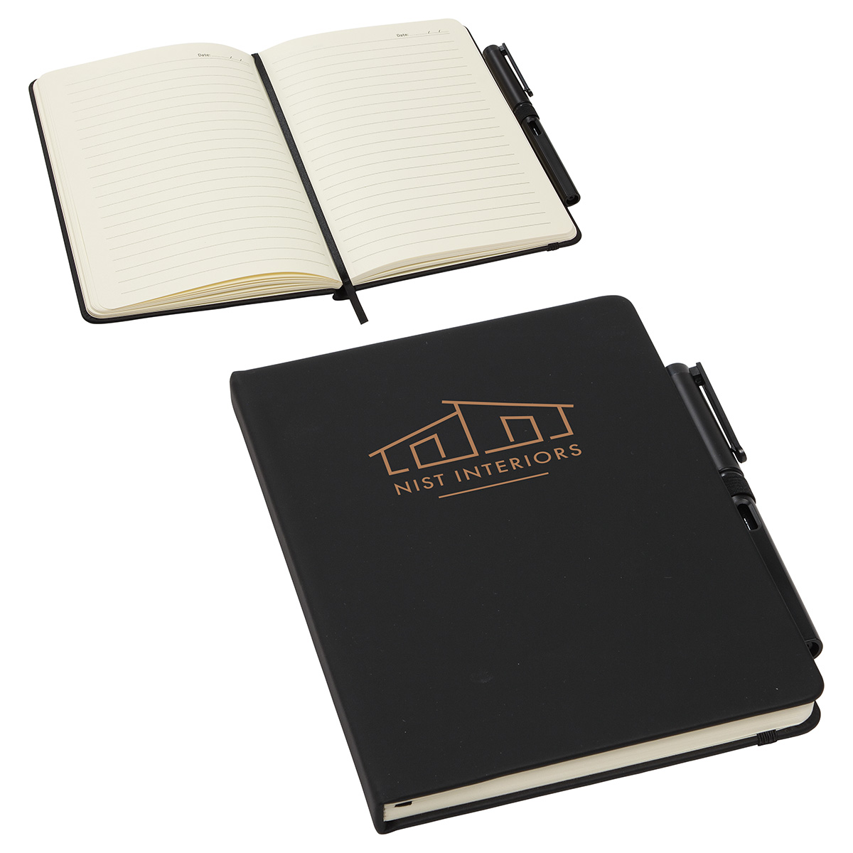 Quorum Soft Touch Journal with Matching Color Gel Pen 1