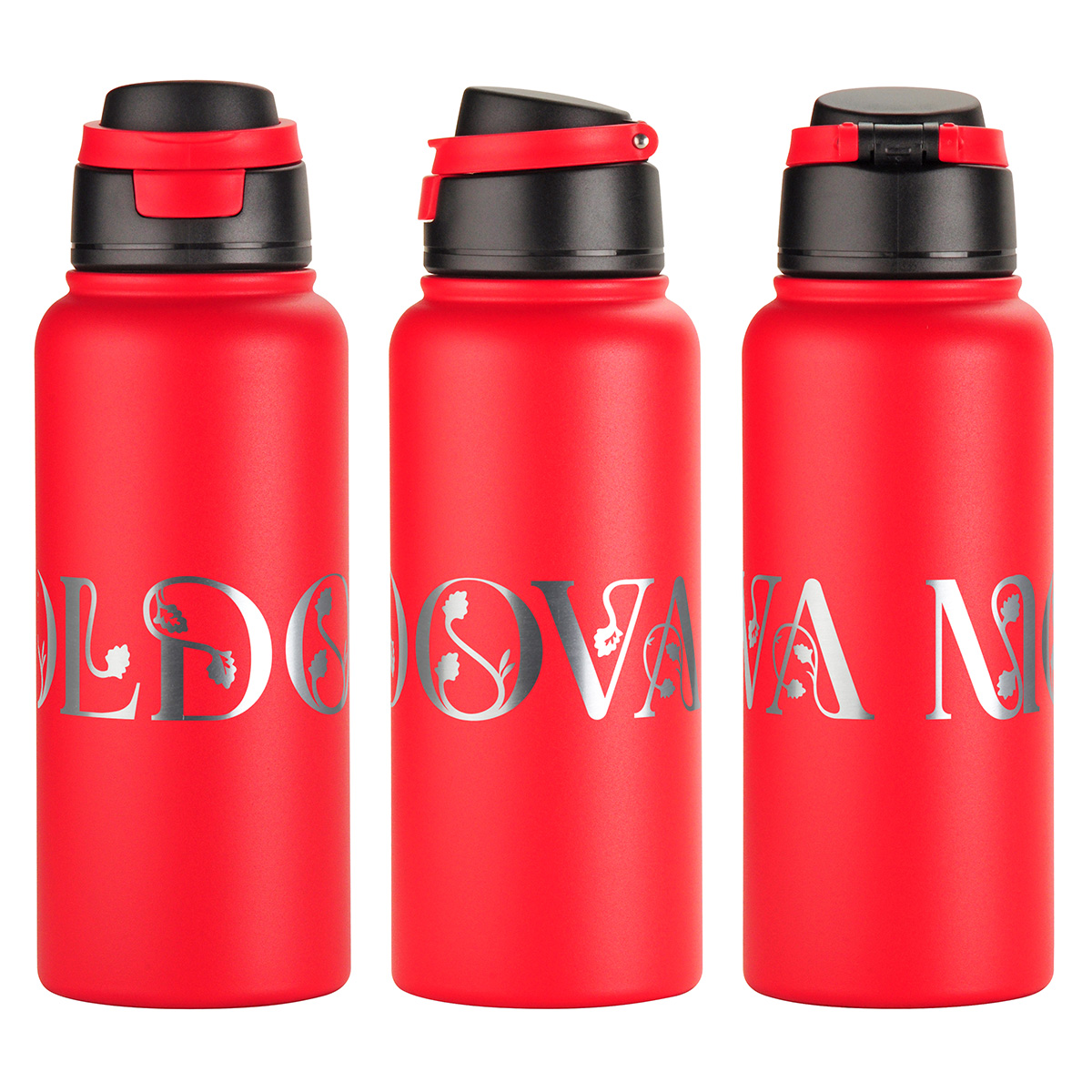 Cabrio 32 oz Recycled Stainless Steel Vacuum Insulated Bottle 1