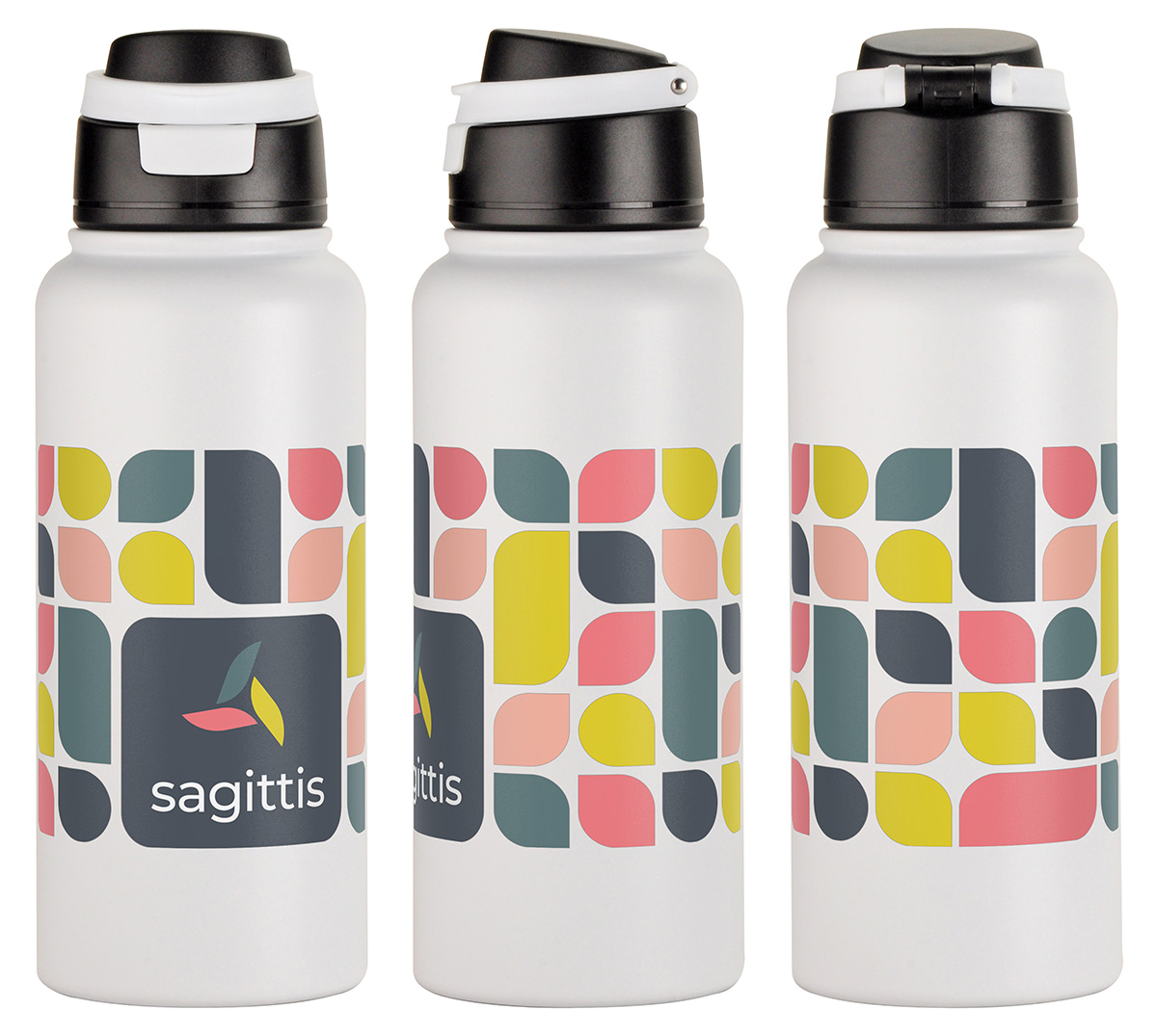 Cabrio 32 oz Recycled Stainless Steel Vacuum Insulated Bottle 1