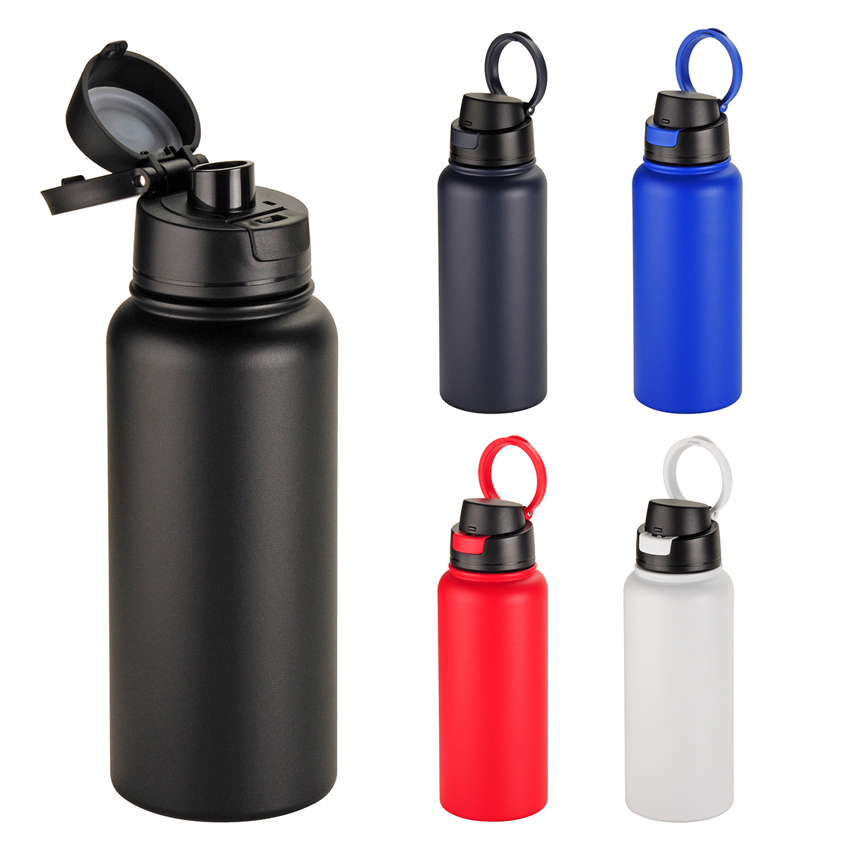Cabrio 32 oz Recycled Stainless Steel Vacuum Insulated Bottle 1