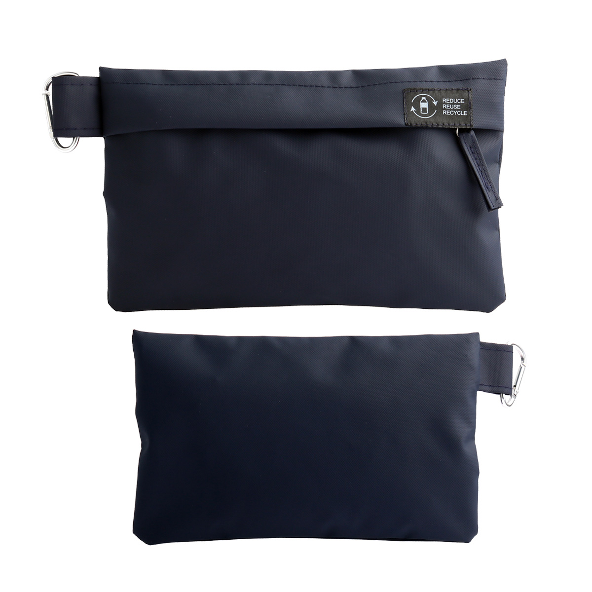 Lakeshore Recycled Nylon Utility Pouch with Carabiner 1 Lakeshore Recycled Nylon Utility Pouch with Carabiner 1