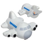 Small Airplane Stress Reliever - White Small Airplane Stress Reliever - White
