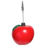 Apple Stress Reliever Memo Holder - Red Apple Stress Reliever Memo Holder - Red