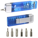 Clip-On Pocket Screwdriver Flashlight - Blue Clip-On Pocket Screwdriver Flashlight - Blue