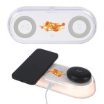 Twin Deck 2-in-1 Wireless Charger with Ambient Light 1 Twin Deck 2-in-1 Wireless Charger with Ambient Light 1