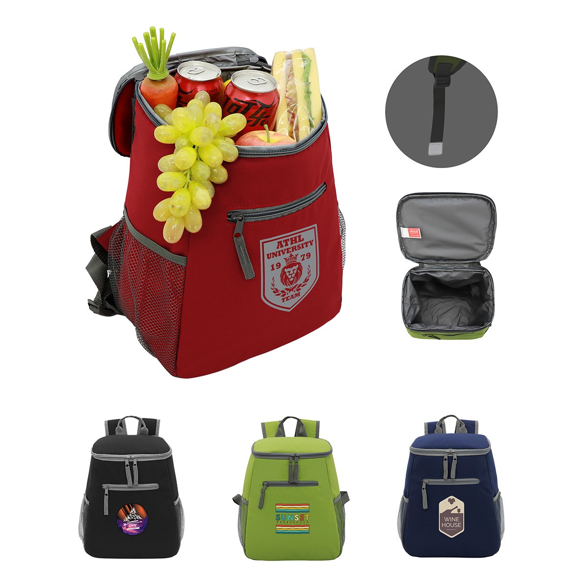 Cabana 20-Can Polyester Cooler Backpack 1