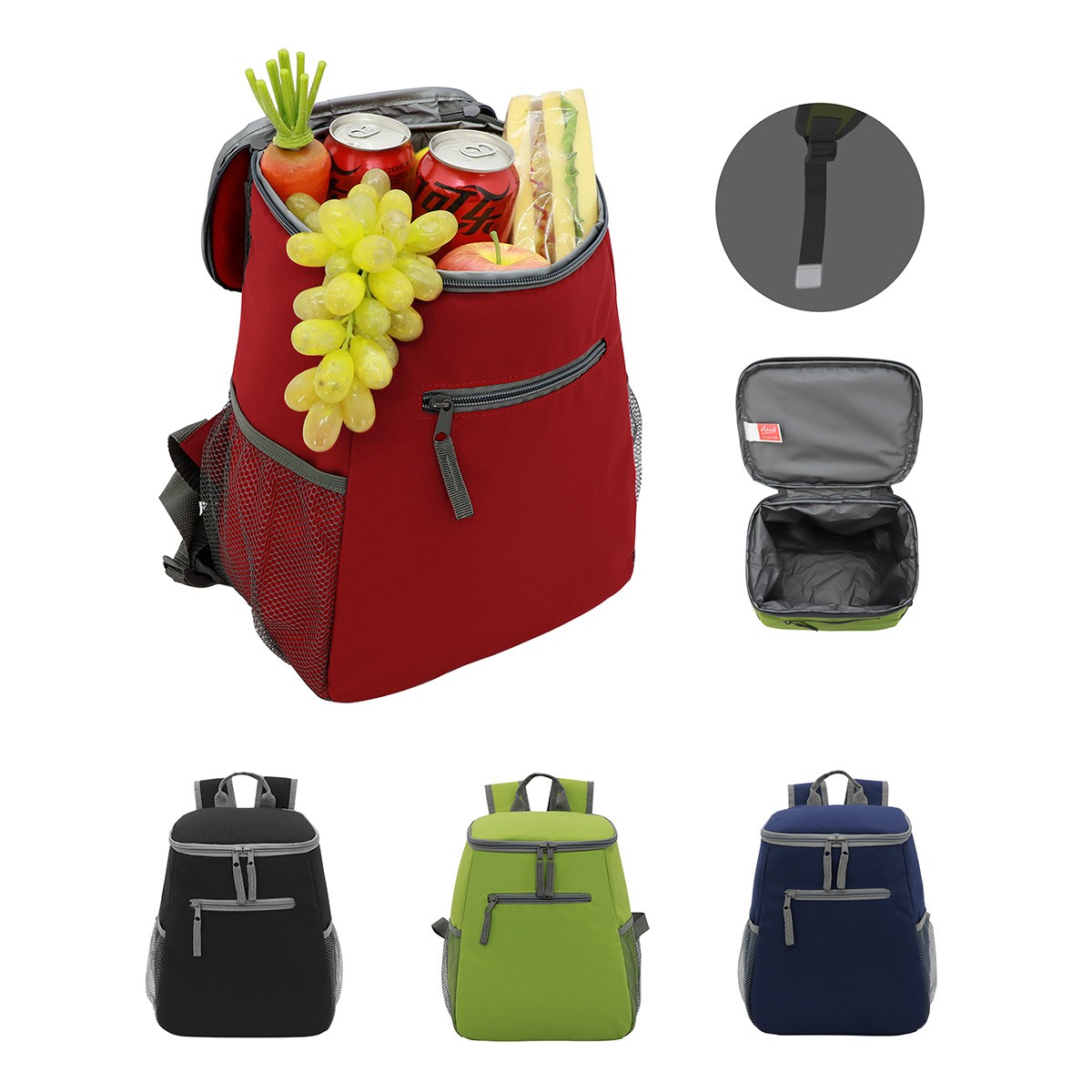 Cabana 20-Can Polyester Cooler Backpack 1