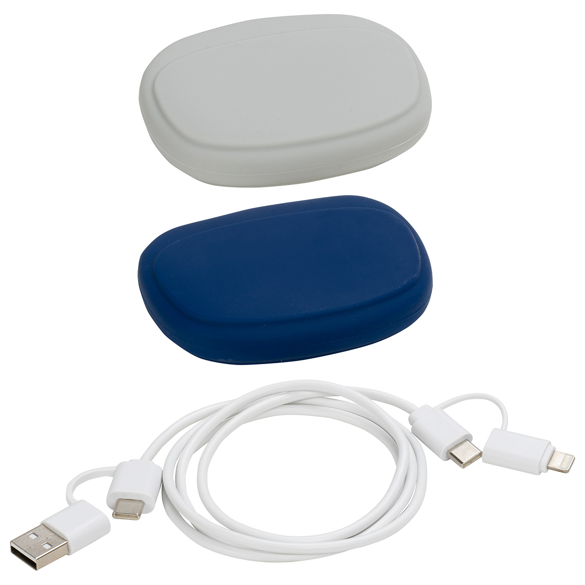 Stow 'N Go 4-in-1 60W PD 39" Data & Fast Charging Cable with Silicone Pouch 1