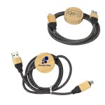 Bolt 4-in-1 39" Bamboo and RPET 100W Charging & Data Cable 1 Bolt 4-in-1 39" Bamboo and RPET 100W Charging & Data Cable 1