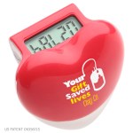 Healthy Heart Step Pedometer - Red Healthy Heart Step Pedometer - Red
