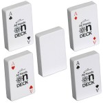 Deck Of Cards Stress Reliever - White Deck Of Cards Stress Reliever - White