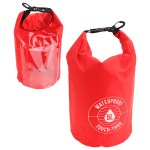 5-Liter Waterproof Gear Bag With Touch-Thru Pouch - Sky Blue 5-Liter Waterproof Gear Bag With Touch-Thru Pouch - Sky Blue