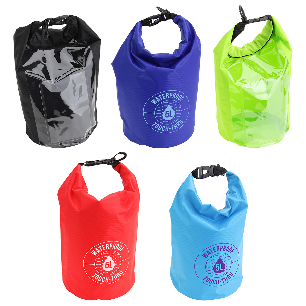 5-Liter Waterproof Gear Bag With Touch-Thru Pouch 1