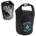 5-Liter Waterproof Gear Bag With Touch-Thru Pouch - Black 5-Liter Waterproof Gear Bag With Touch-Thru Pouch - Black