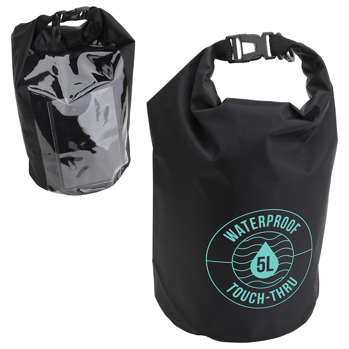 5-Liter Waterproof Gear Bag With Touch-Thru Pouch 1