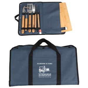 Firepit 5-Piece BBQ Set with Cutting Board & Carrying Case 1 Firepit 5-Piece BBQ Set with Cutting Board & Carrying Case 1
