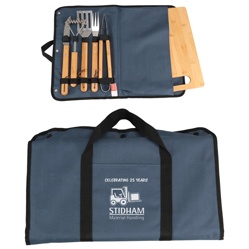 Firepit 5-Piece BBQ Set with Cutting Board & Carrying Case 1 Firepit 5-Piece BBQ Set with Cutting Board & Carrying Case 1