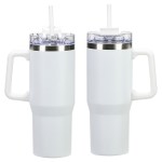 Maestro 30 oz Vacuum Insulated Stainless Steel Mug - White Maestro 30 oz Vacuum Insulated Stainless Steel Mug - White