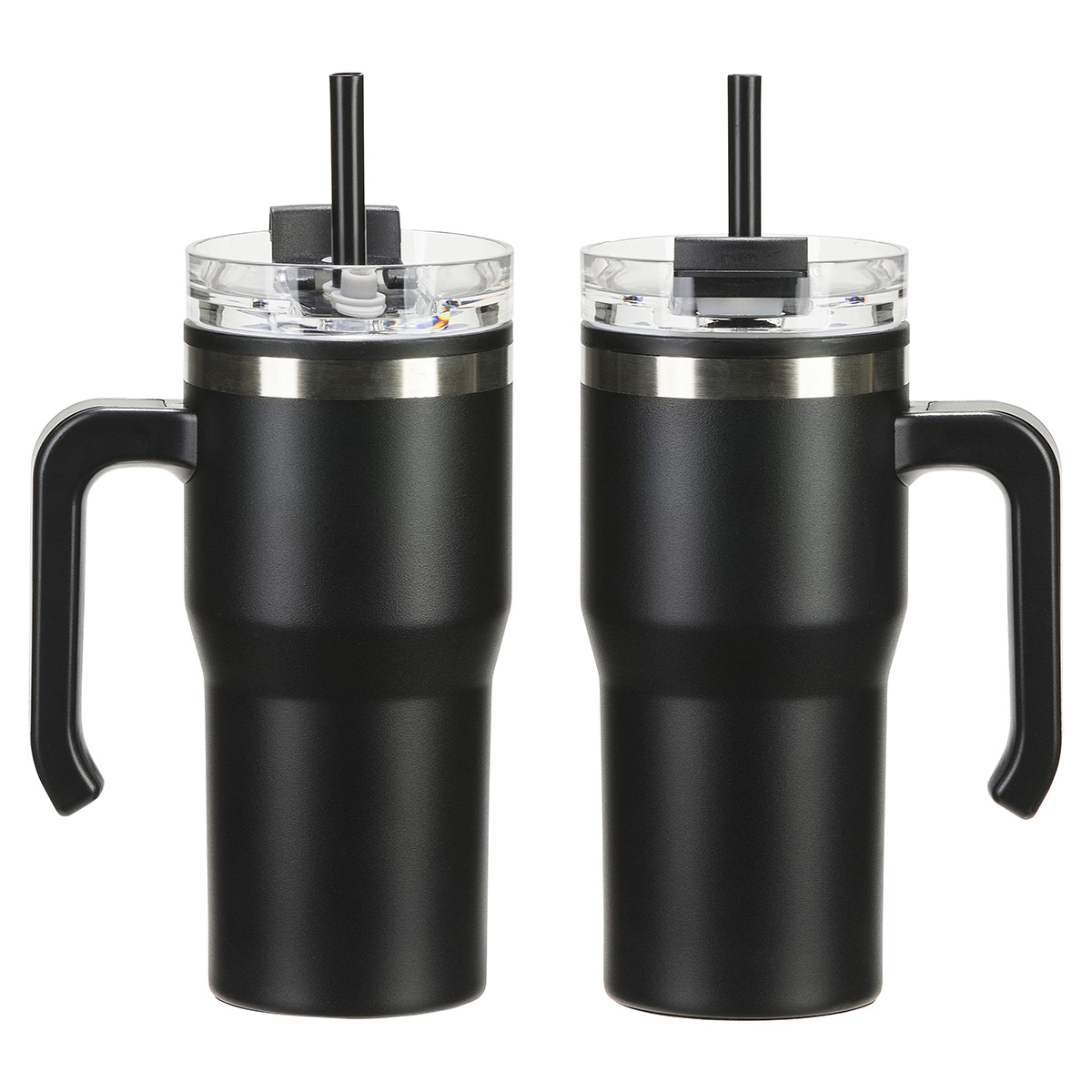 Outback 20 oz Stainless Steel/Polypropylene Mug with Lid and Straw 1