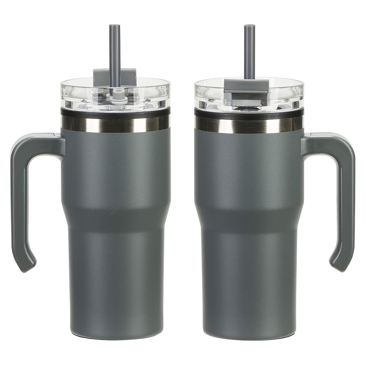 Outback 20 oz Stainless Steel/Polypropylene Mug with Lid and Straw 1