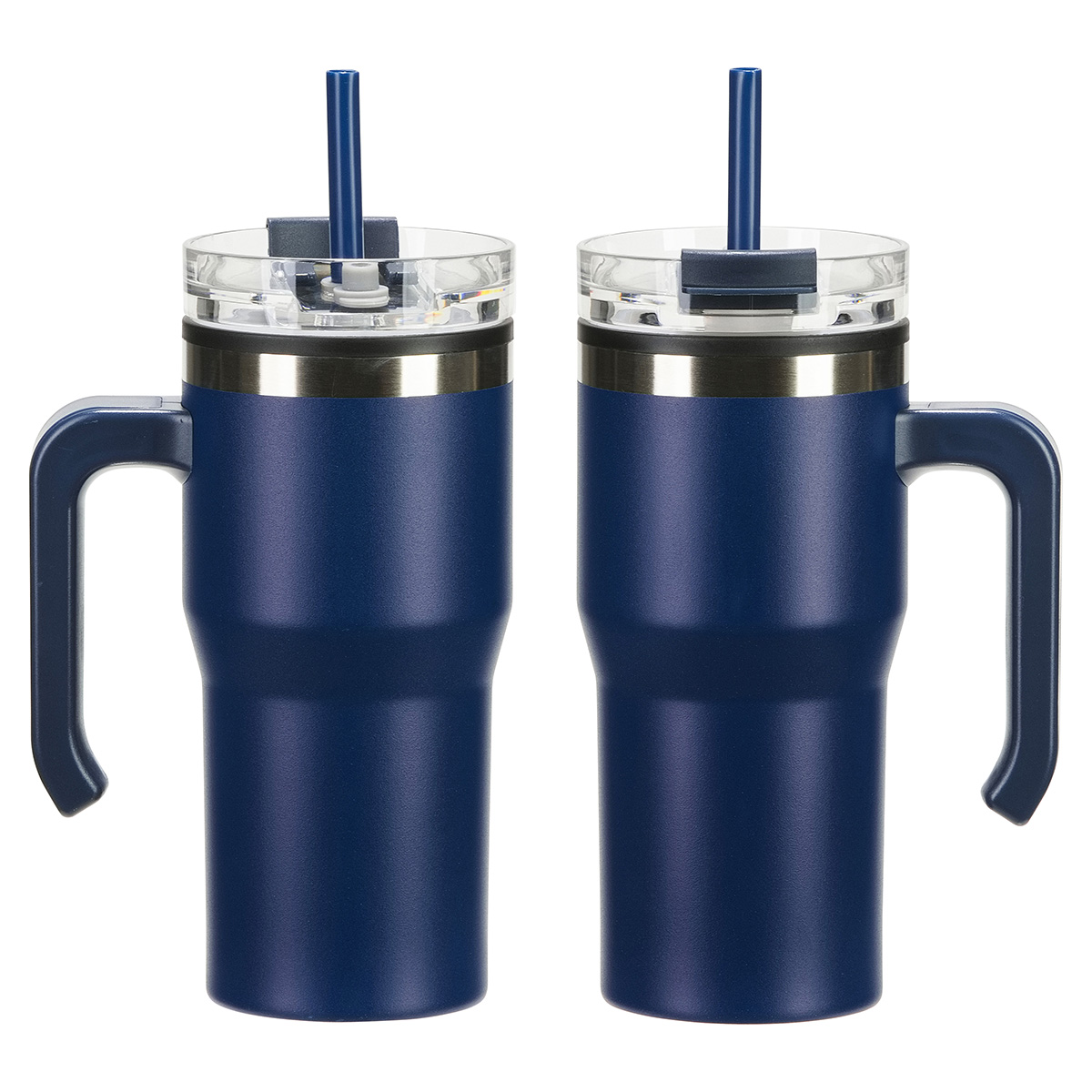 Outback 20 oz Stainless Steel/Polypropylene Mug with Lid and Straw 1