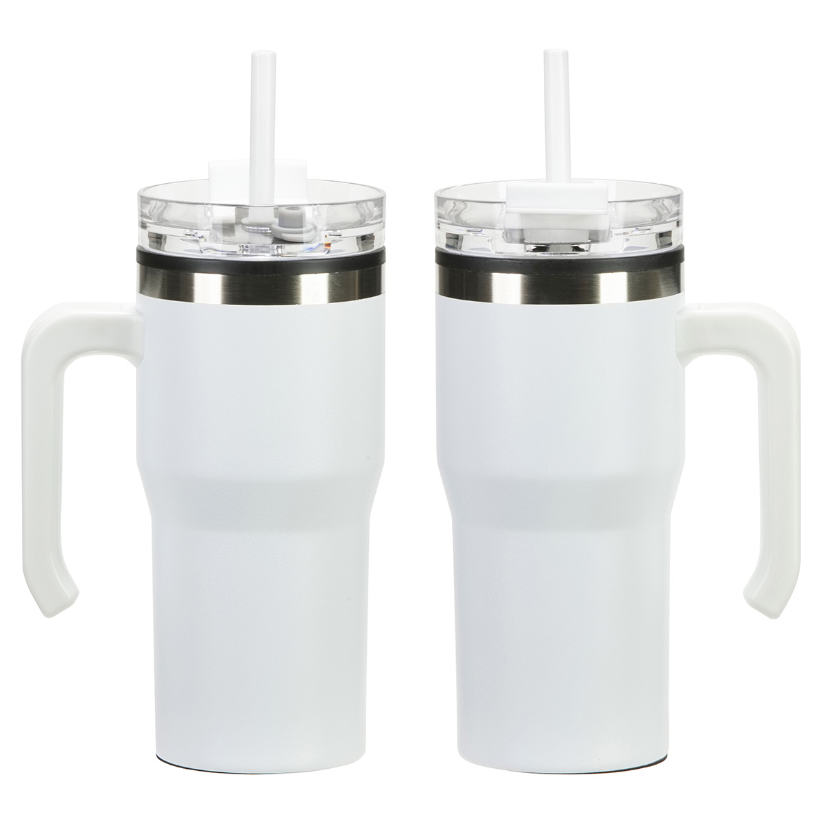 Outback 20 oz Stainless Steel/Polypropylene Mug with Lid and Straw 1
