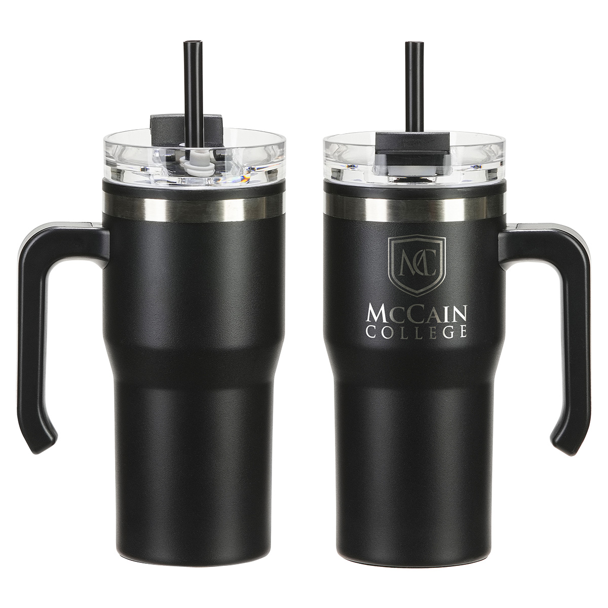 Outback 20 oz Stainless Steel/Polypropylene Mug with Lid and Straw 1