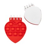 Heart Push Pop Spiral Notebook - Red Heart Push Pop Spiral Notebook - Red