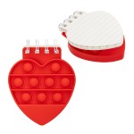 Heart Push Pop Spiral Notebook - Red Heart Push Pop Spiral Notebook - Red