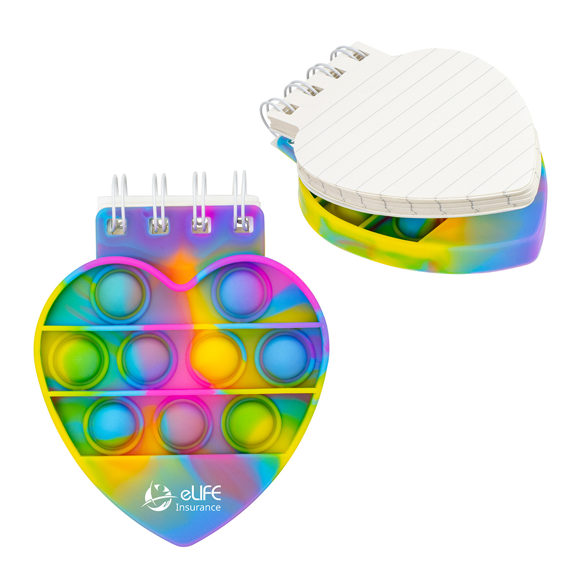 Heart Push Pop Spiral Notebook 1