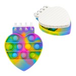 Heart Push Pop Spiral Notebook - Rainbow Heart Push Pop Spiral Notebook - Rainbow