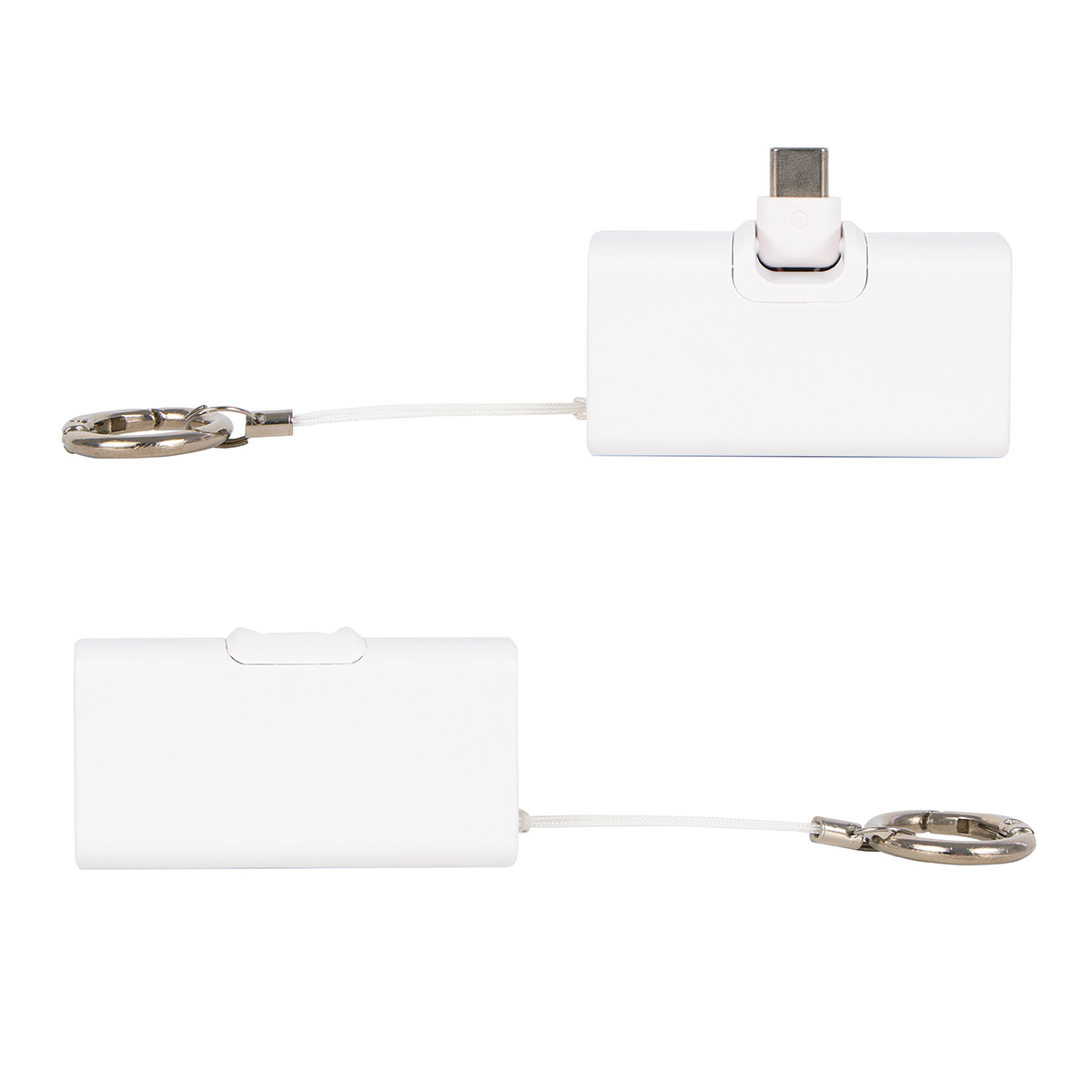 Bijou 1200mAh UL Listed Power Bank with USB-C Tip & Keyring 1