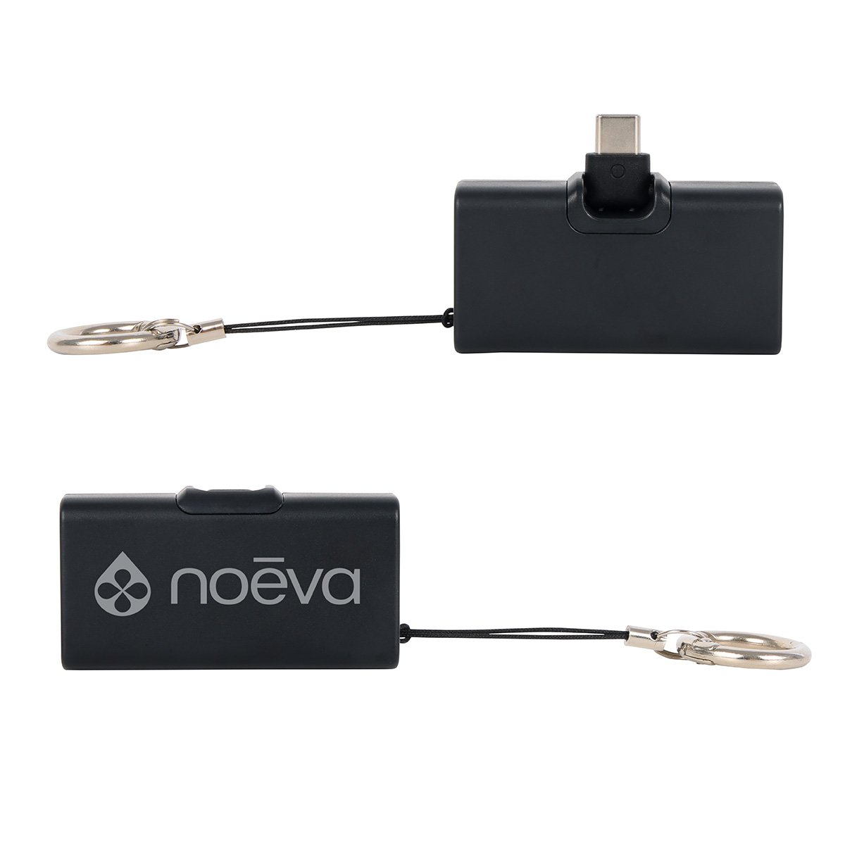 Bijou 1200mAh UL Listed Power Bank with USB-C Tip & Keyring 1