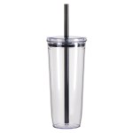 Norris 20 oz Recycled Acrylic Straw Tumbler - Black Norris 20 oz Recycled Acrylic Straw Tumbler - Black