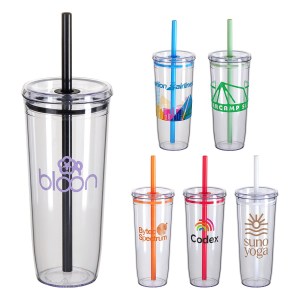 Norris 20 oz Recycled Acrylic Straw Tumbler 1 Norris 20 oz Recycled Acrylic Straw Tumbler 1
