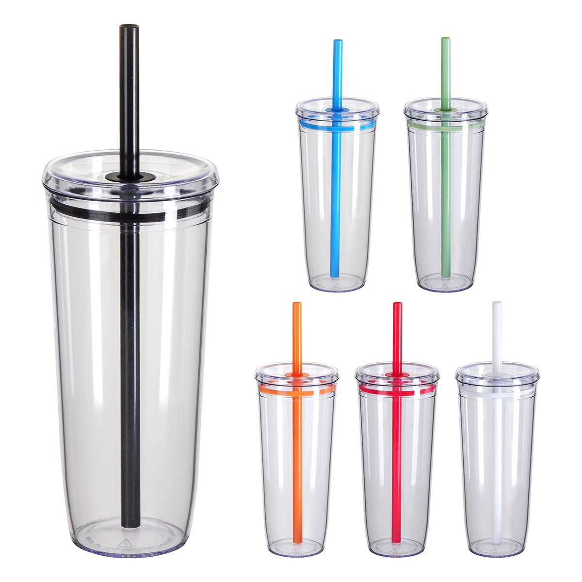 Norris 20 oz Recycled Acrylic Straw Tumbler 1
