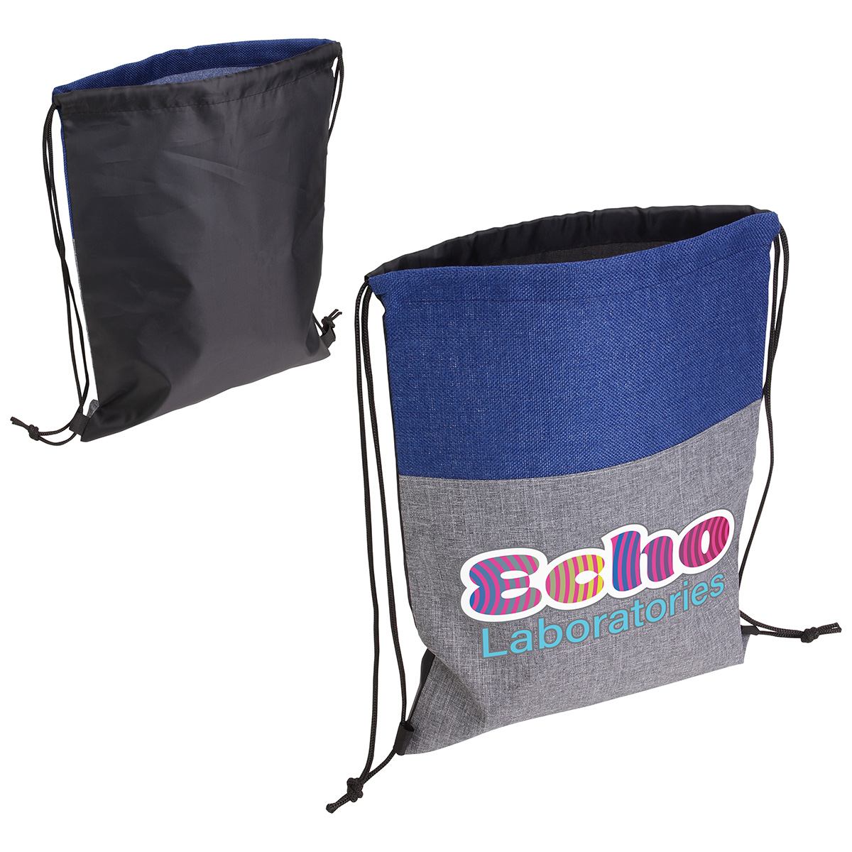 Quill Non-Woven/Nylon Drawstring Backpack 1