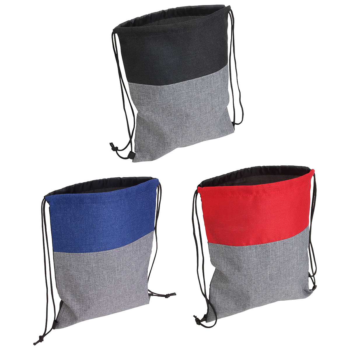 Quill Non-Woven/Nylon Drawstring Backpack 1