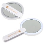 Cabaret LED Mirror with Swivel Handle 1 Cabaret LED Mirror with Swivel Handle 1