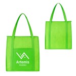 Sundial Non-Woven Lunch Cooler Bag - Lime Green Sundial Non-Woven Lunch Cooler Bag - Lime Green